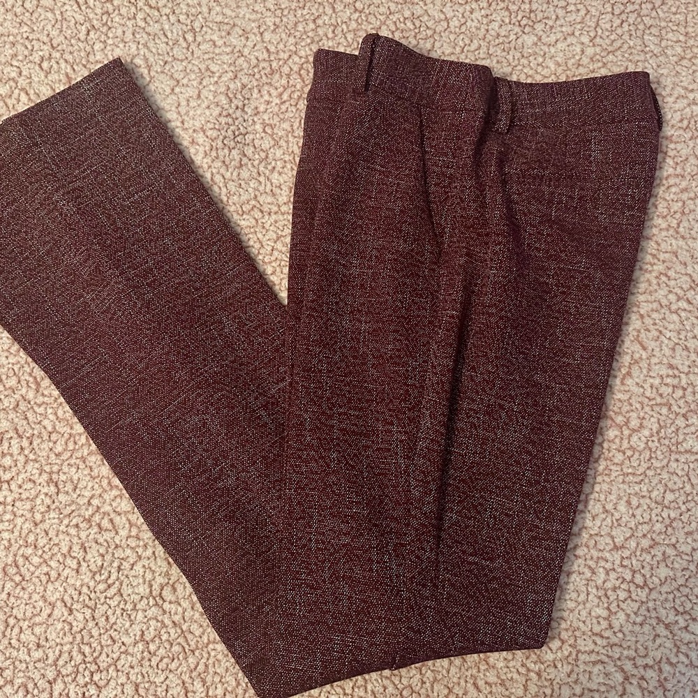 Express Men's Maroon Dress Pants